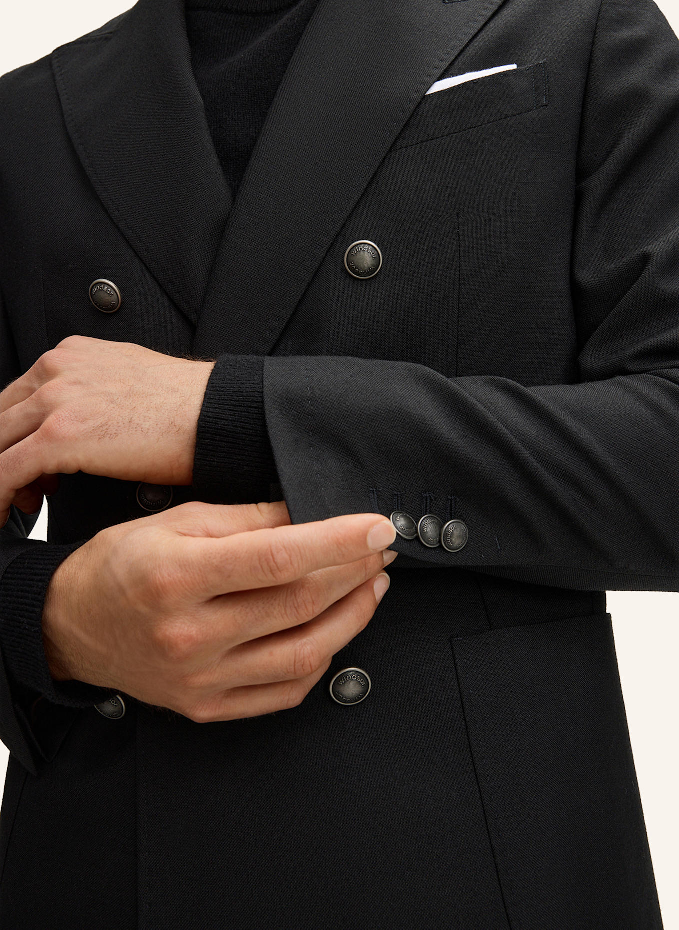 windsor. Sakko: SCHWARZ