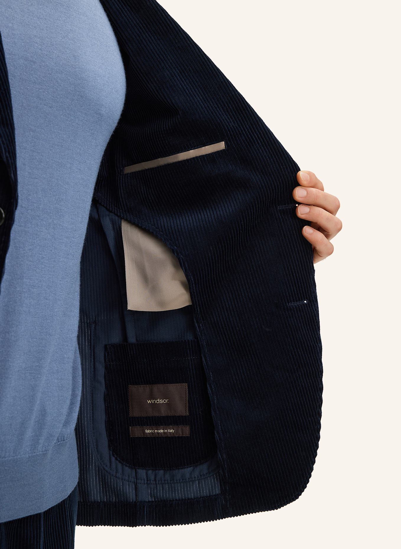 windsor. Sakko Shaped Fit: DUNKELBLAU