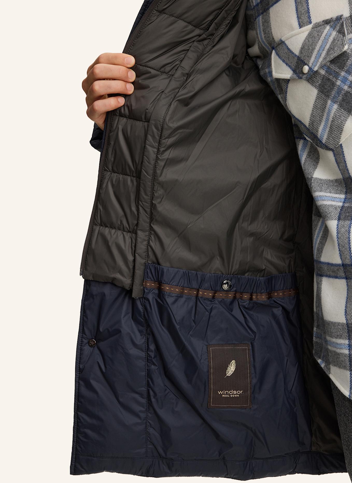 windsor. Steppmantel: DUNKELBLAU