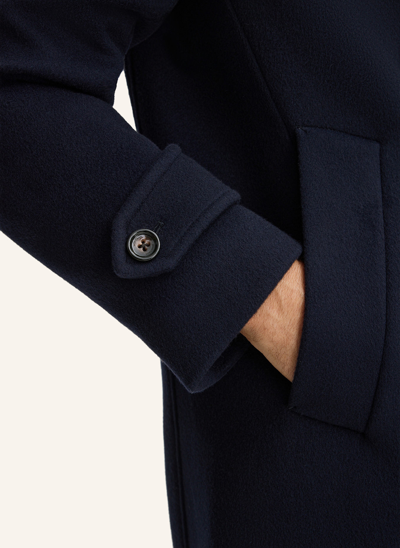 windsor. Mantel: DUNKELBLAU