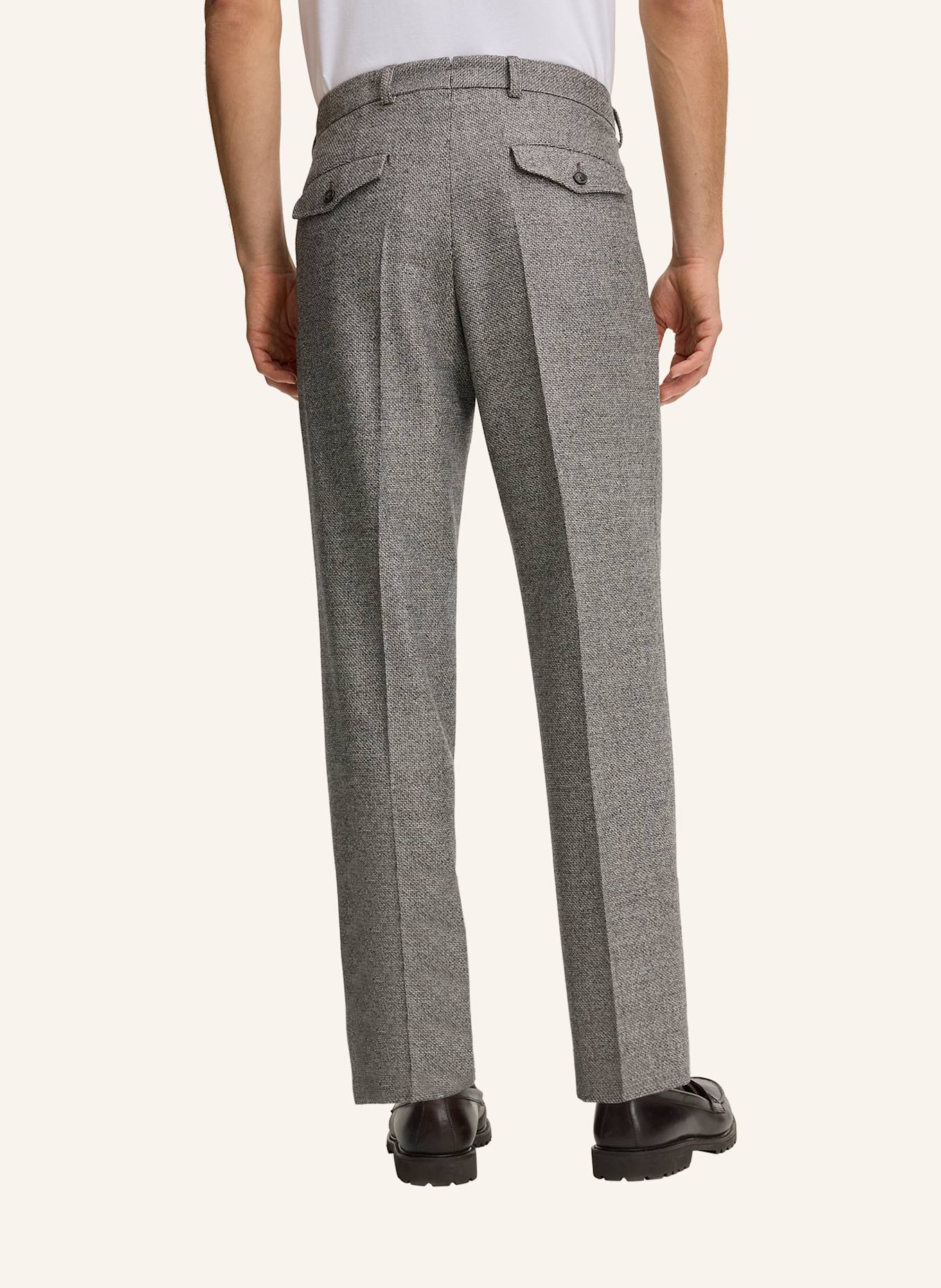 windsor. Businesshose: GRAU/ BRAUN