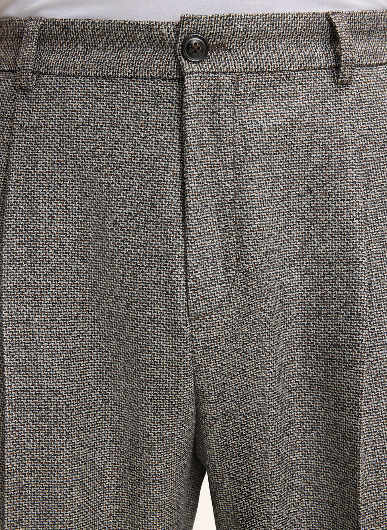 windsor. Businesshose: GRAU/ BRAUN