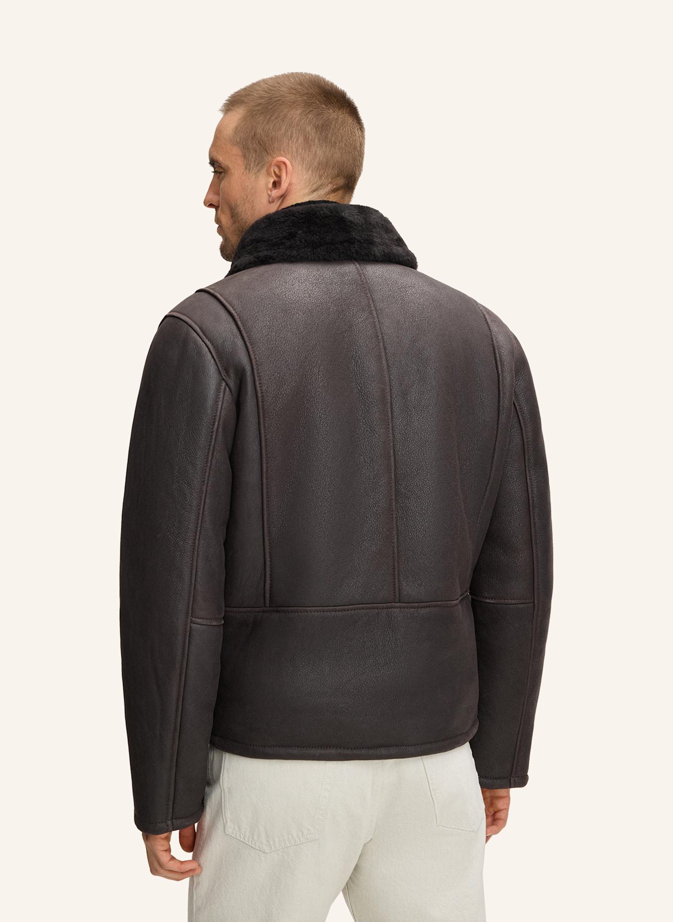 windsor. Lederjacke: BRAUN