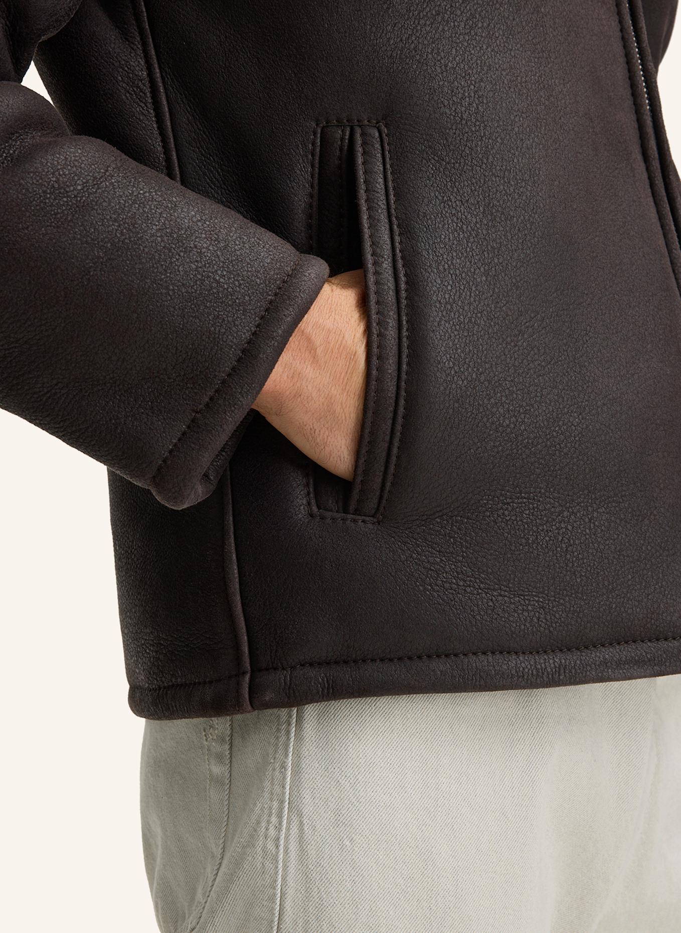 windsor. Lederjacke: BRAUN