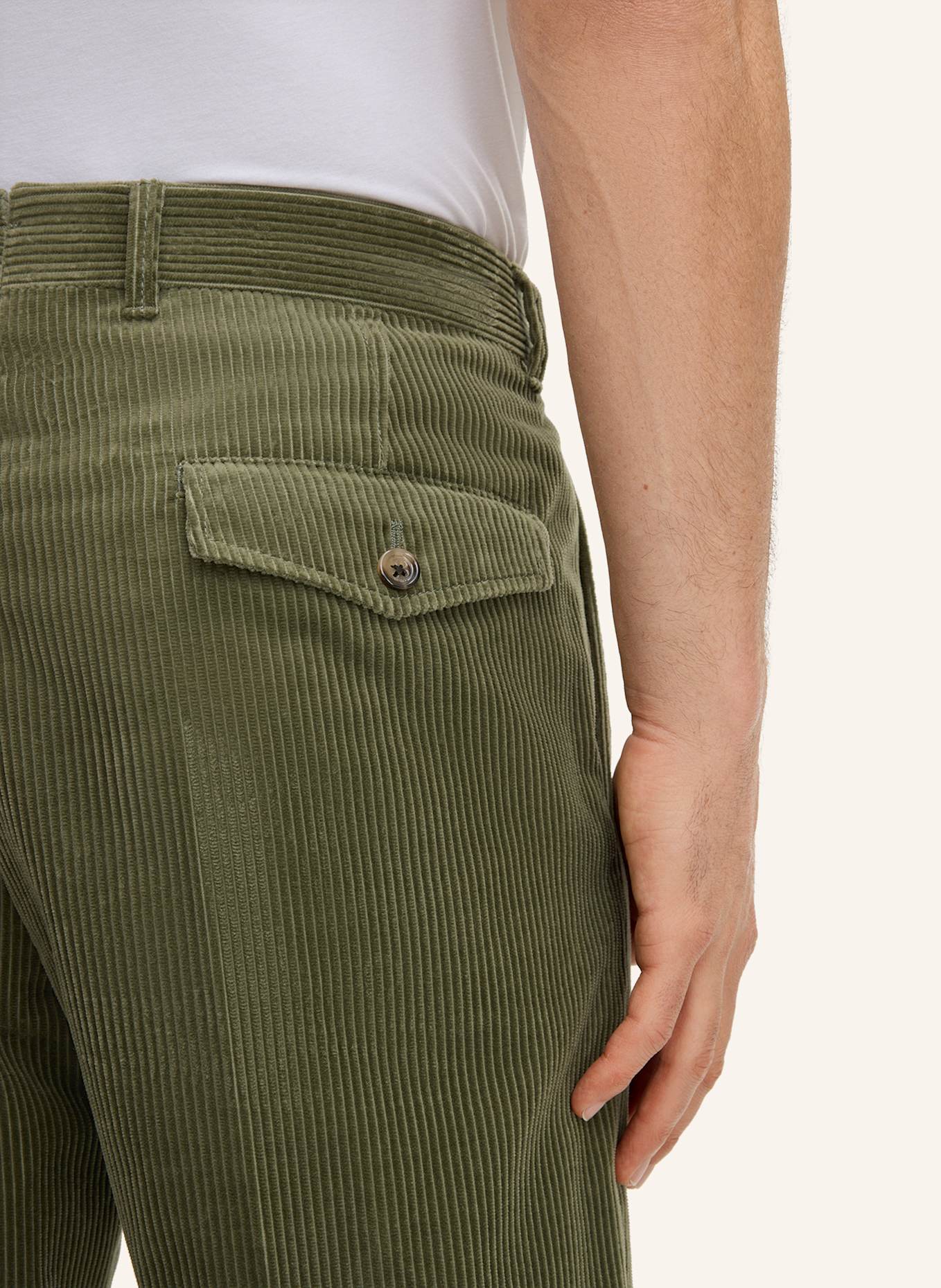 windsor. Bundfaltenhose Shaped Fit: GRÜN