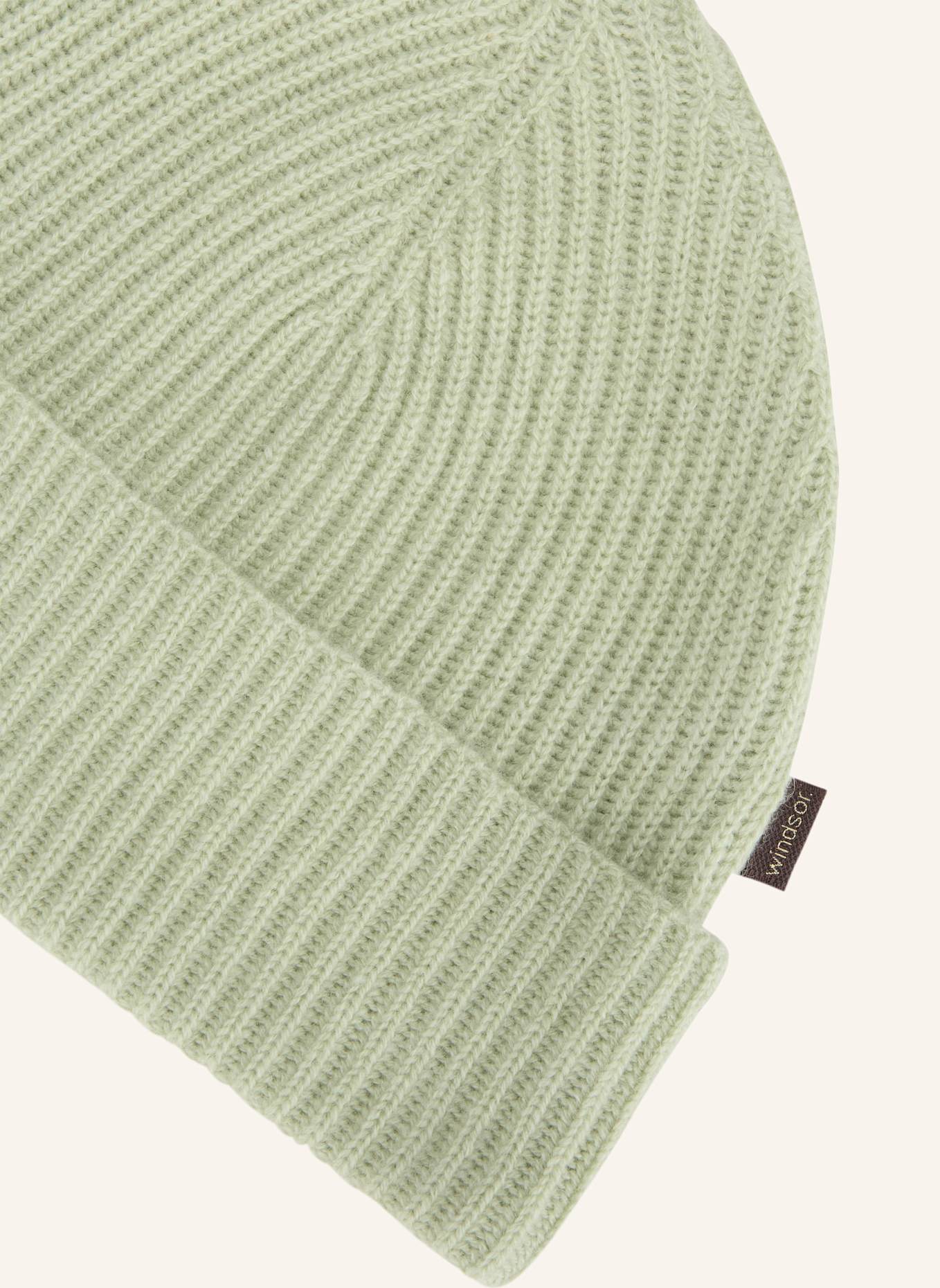windsor. Cashmere-Mütze CAN: HELLGRÜN
