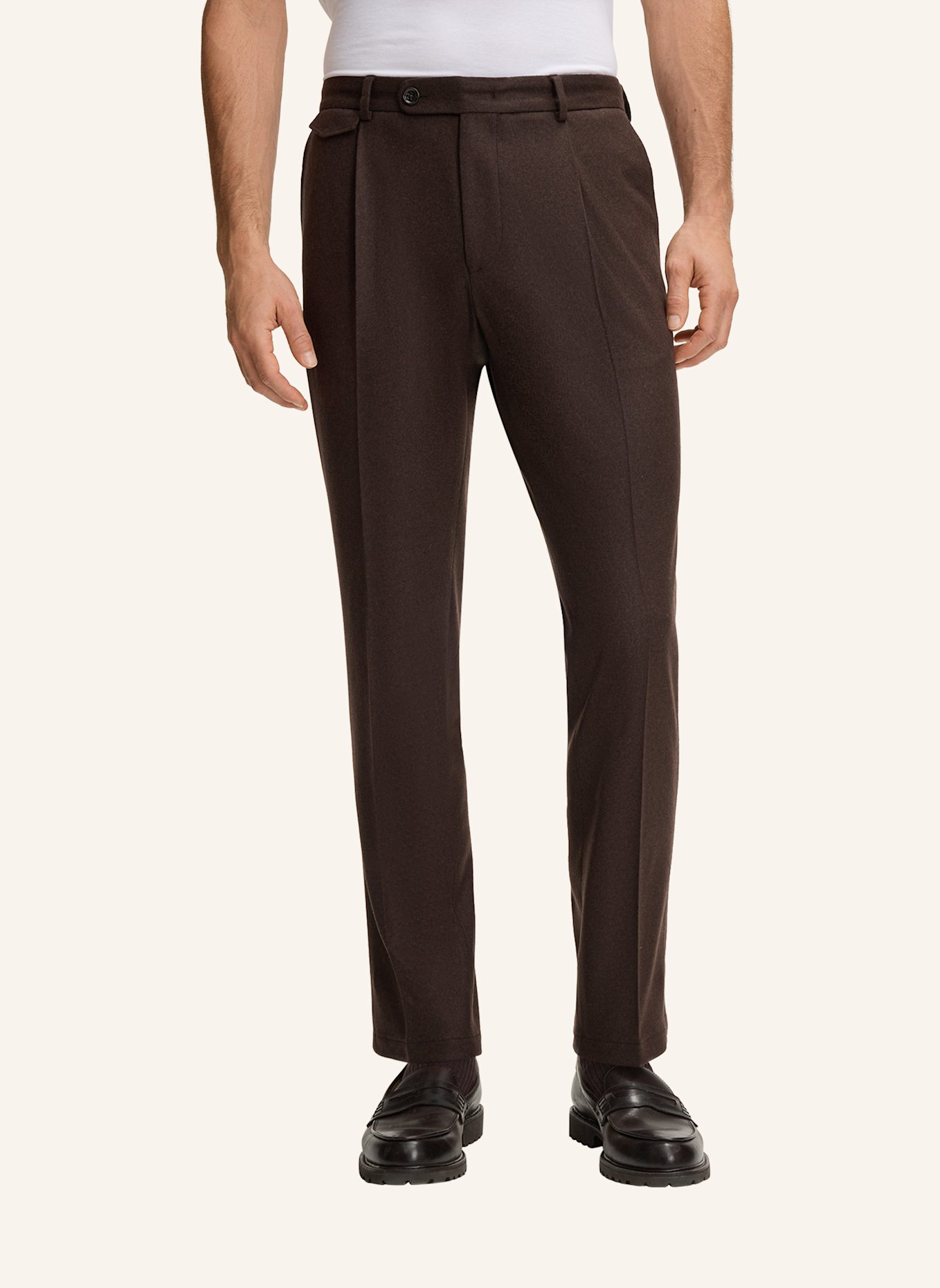 windsor. Anzughose: BRAUN