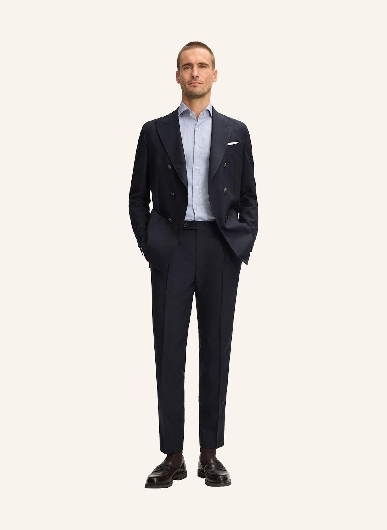 windsor. Anzughose: DUNKELBLAU