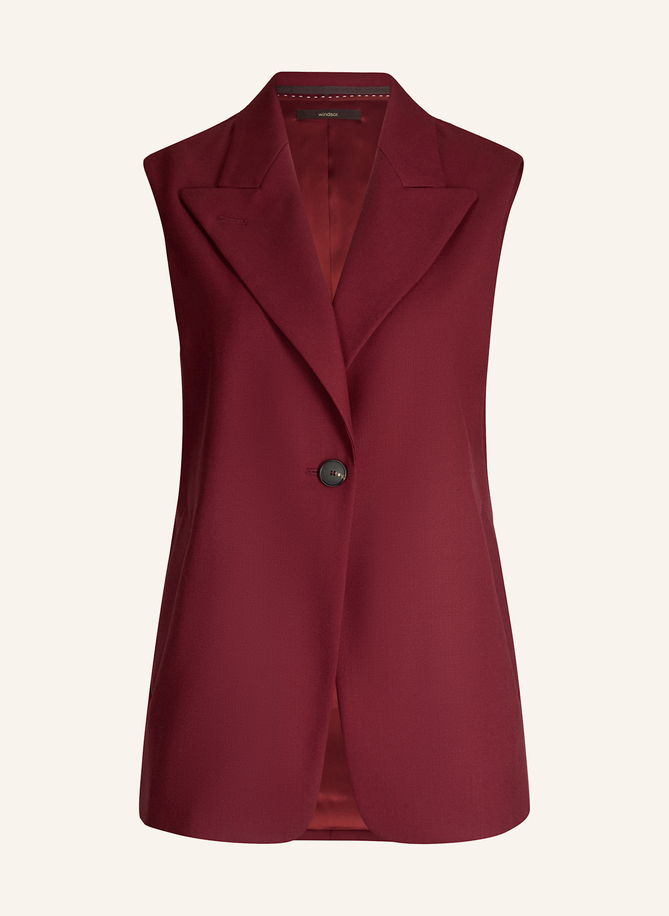windsor. Weste: ROT