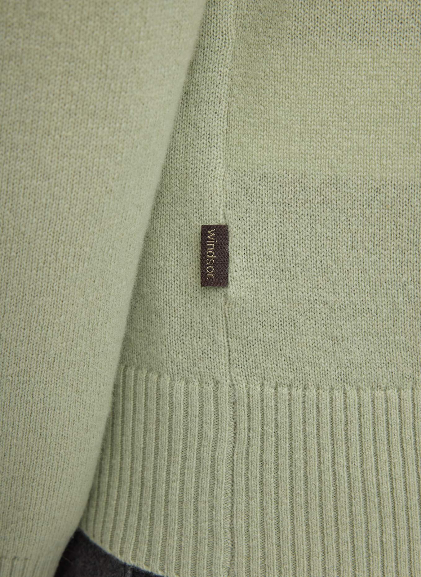 windsor. Pullover: GRÜN