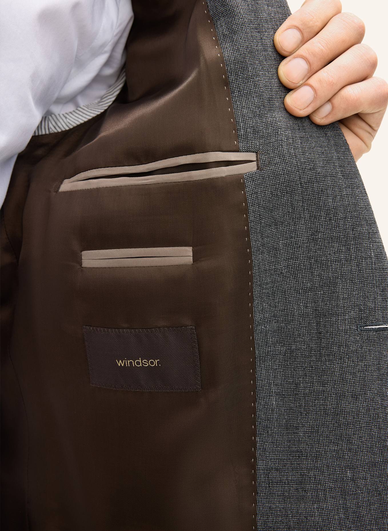 windsor. Anzug Regular Fit: GRAU