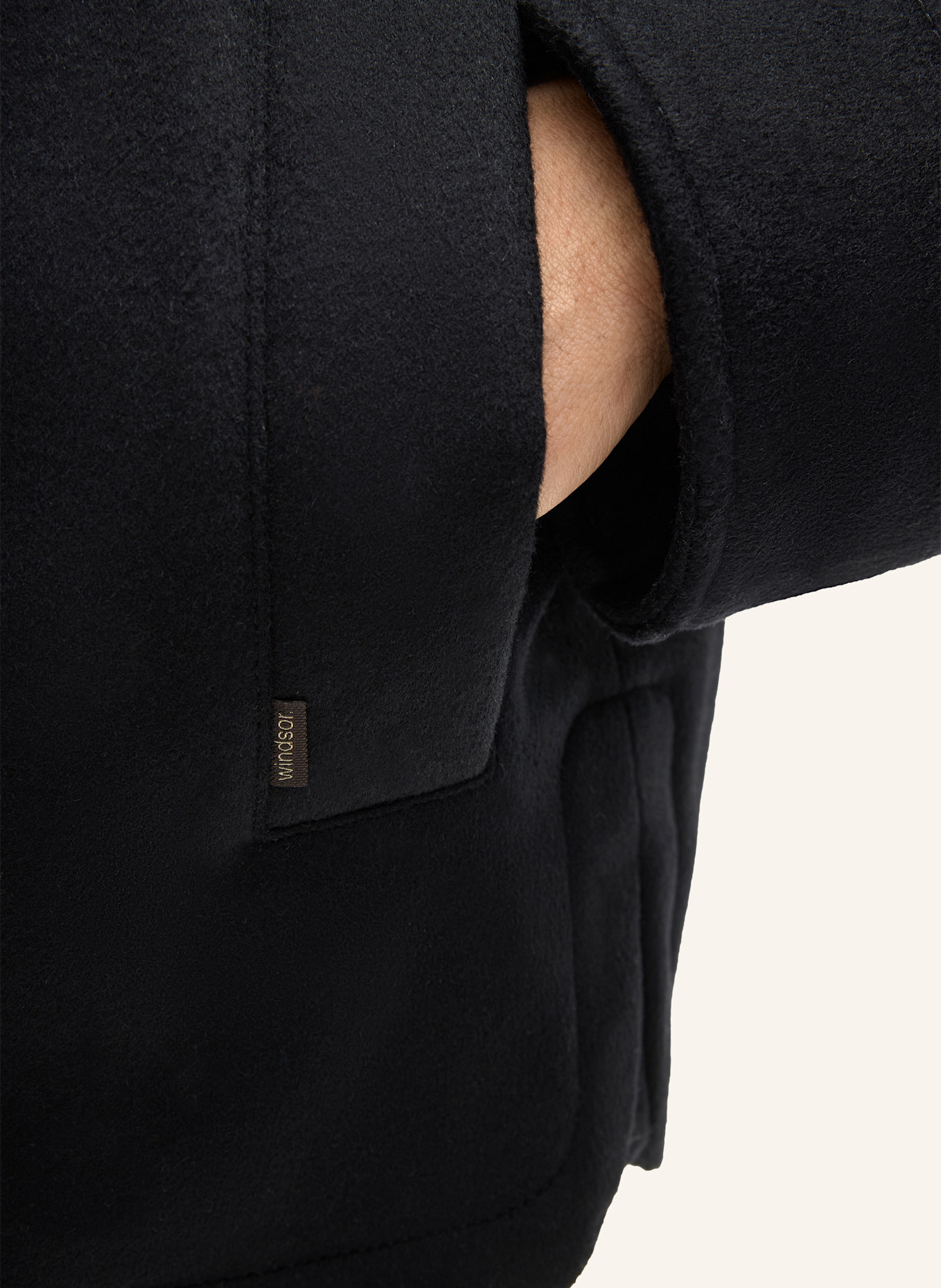 windsor. Jacke: SCHWARZ