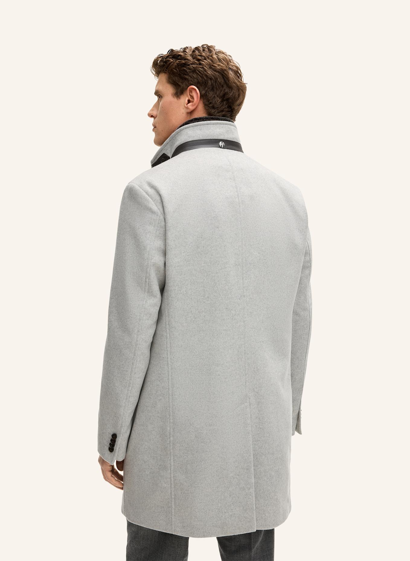 windsor. Wollmantel RIVANO3 mit herausnehmbarer Blende: HELLGRAU