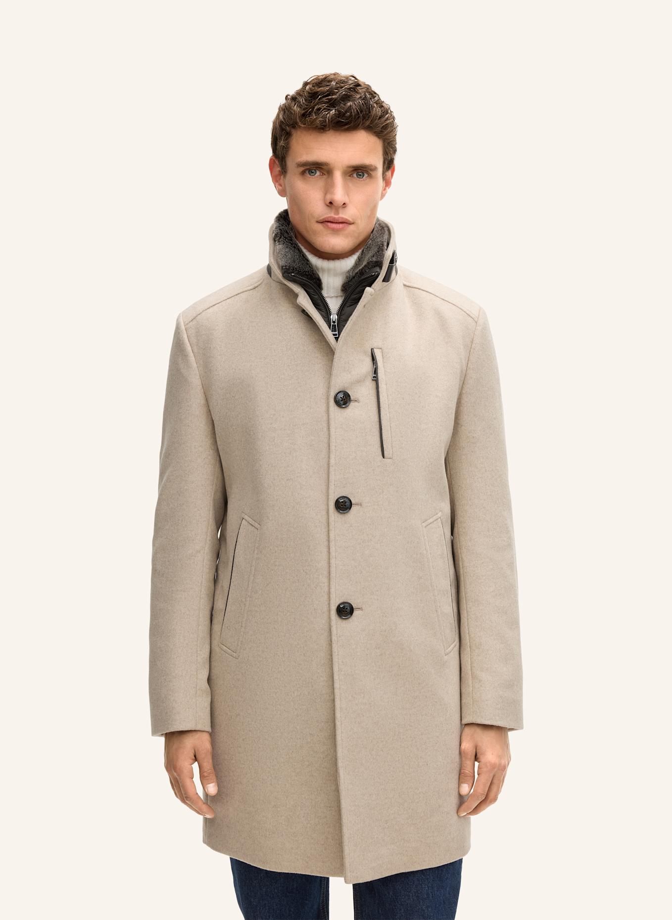 windsor. Wollmantel RIVANO3 mit herausnehmbarer Blende: BEIGE