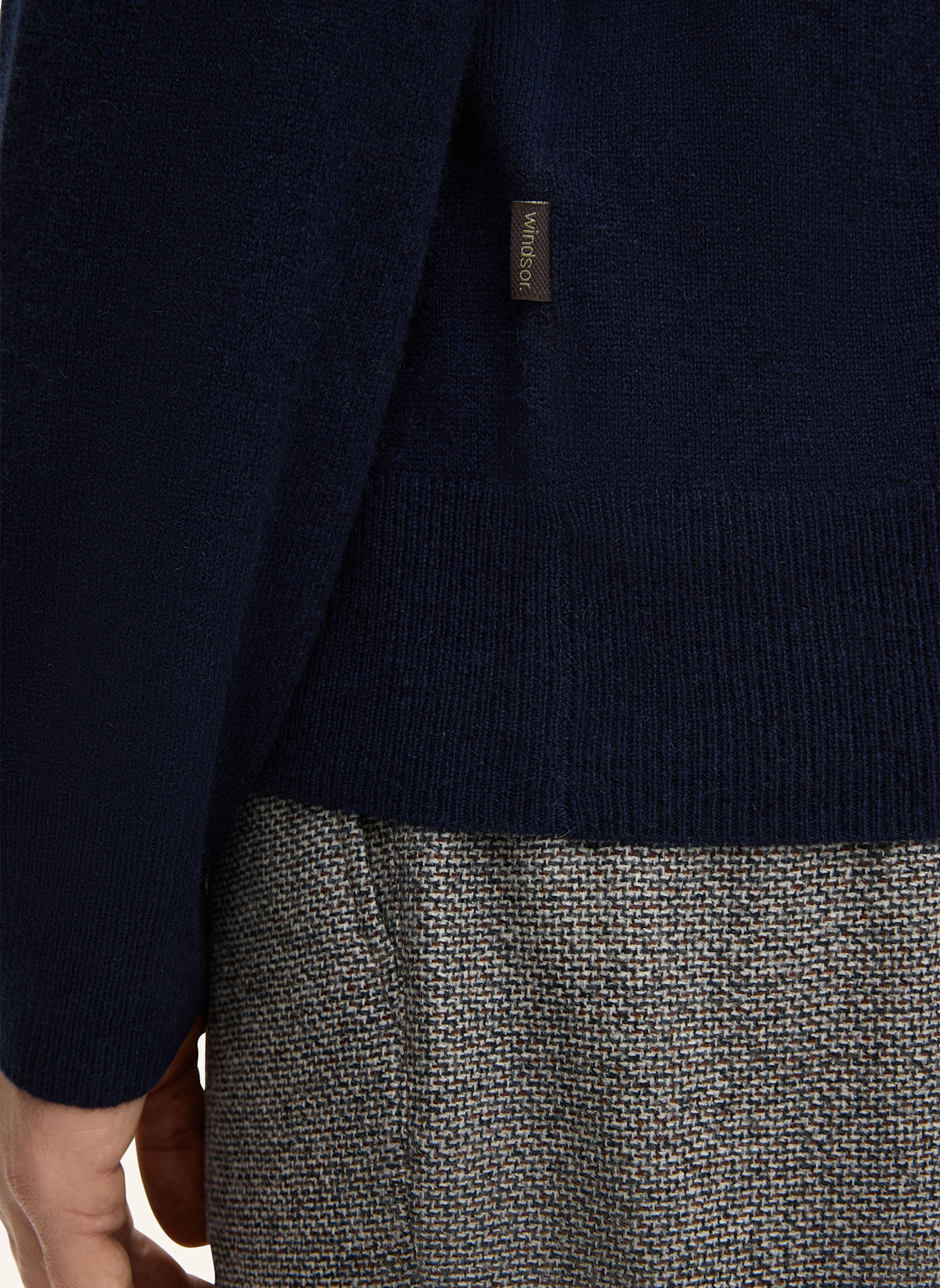 windsor. Pullover: DUNKELBLAU