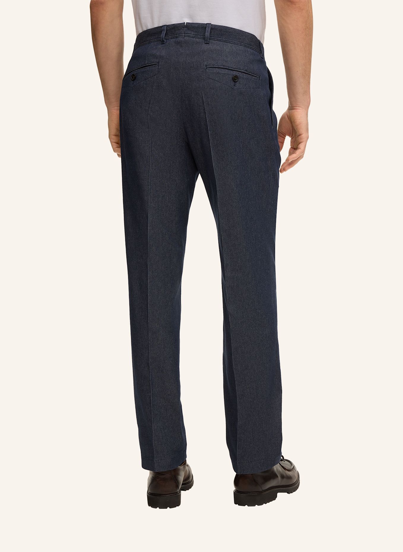 windsor. Stoffhose Regular Fit: DUNKELBLAU