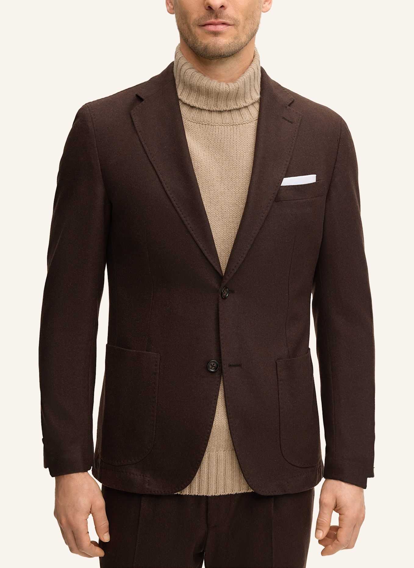 windsor. Sakko Shaped Fit: DUNKELBRAUN