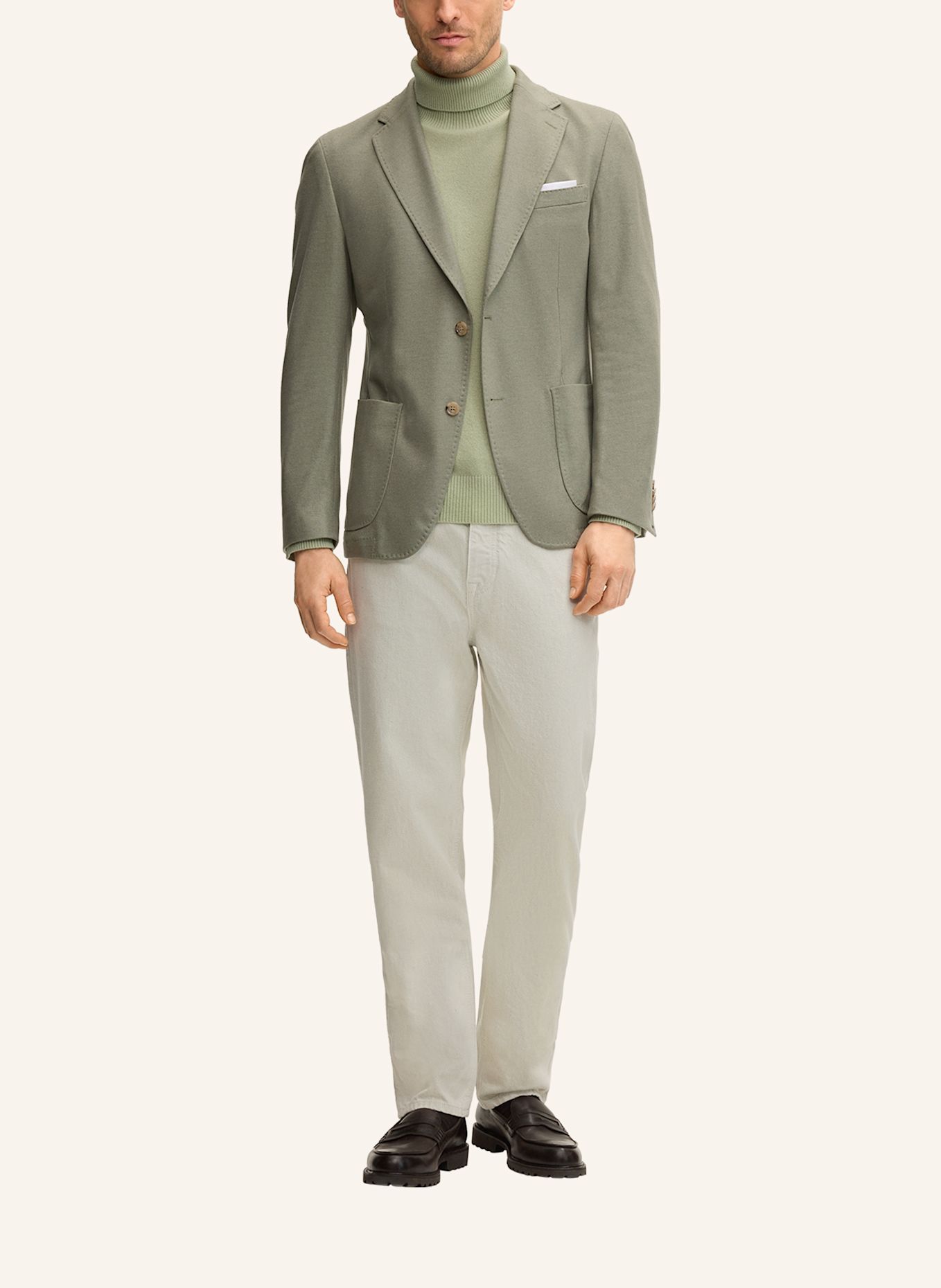 windsor. Sakko Shaped Fit: HELLGRÜN