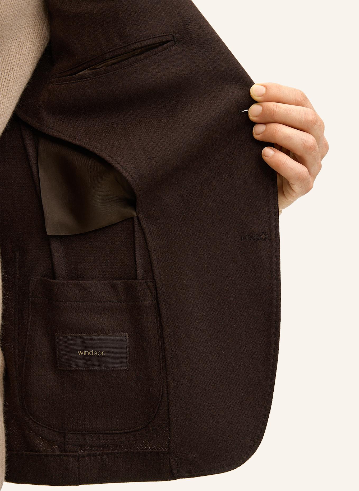 windsor. Sakko Shaped Fit: DUNKELBRAUN