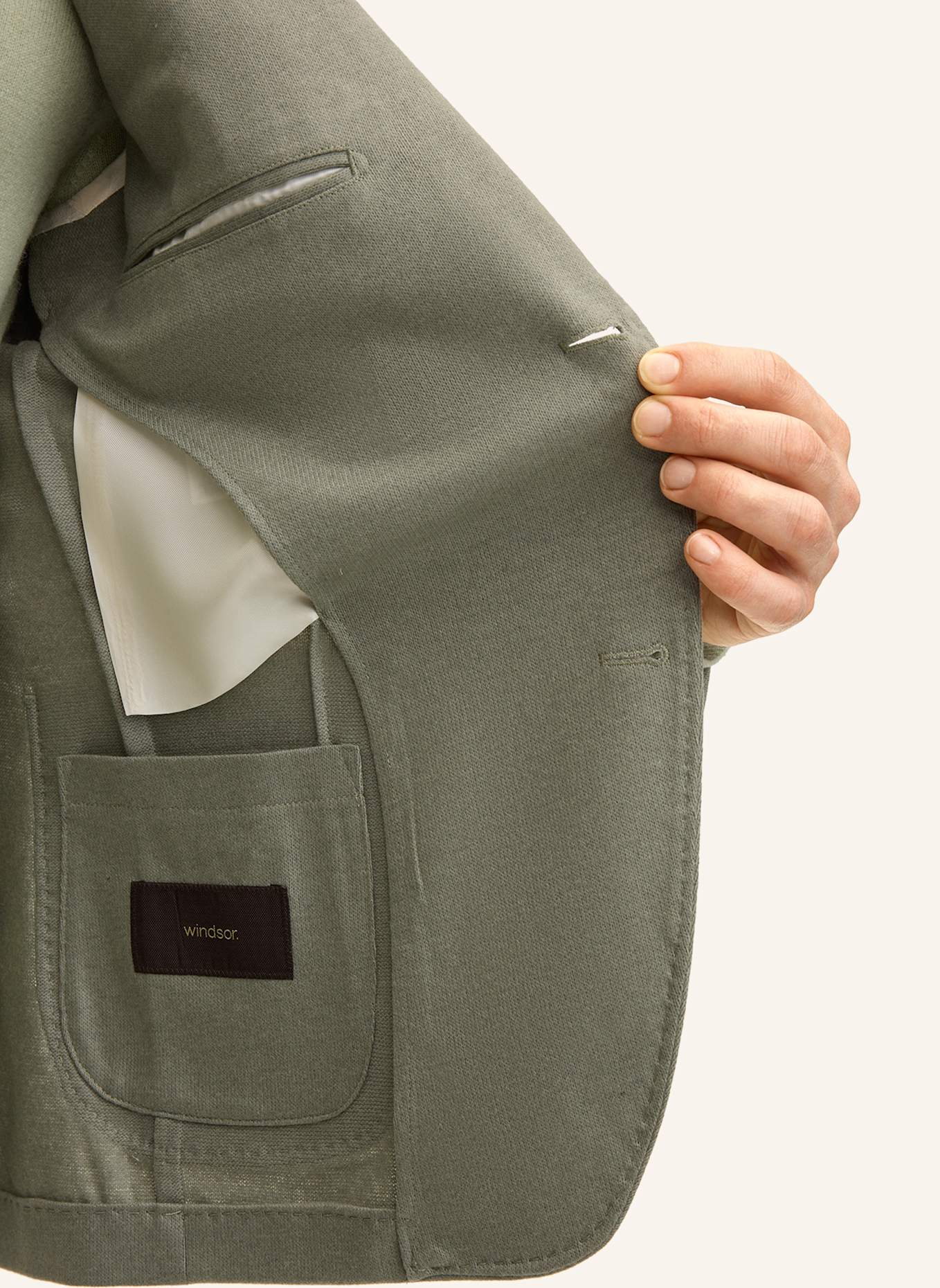 windsor. Sakko Shaped Fit: HELLGRÜN