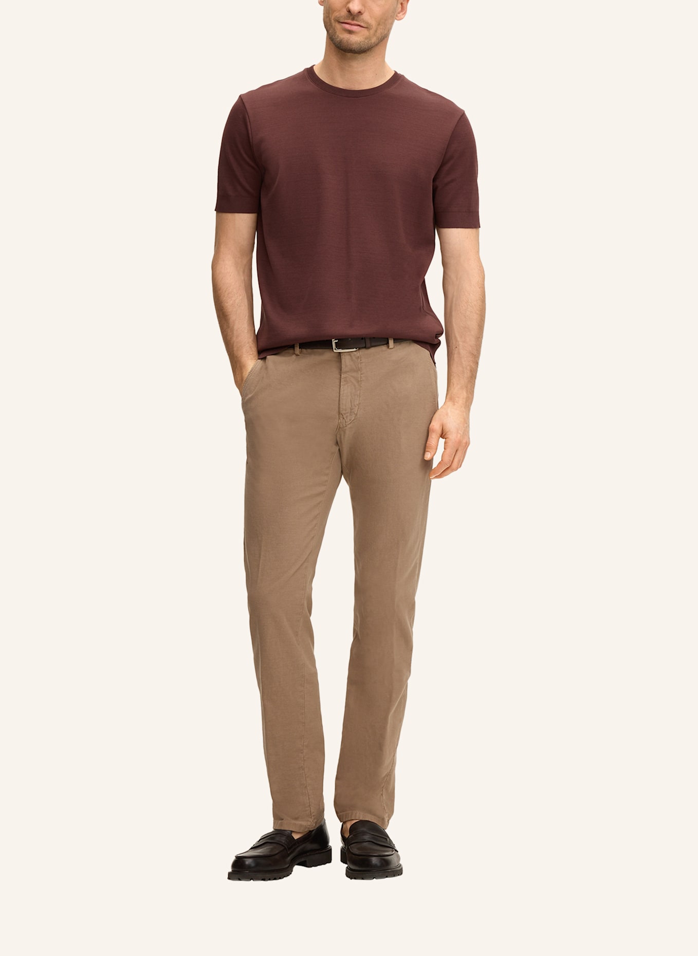 windsor. Strickshirt FLORO: ROT