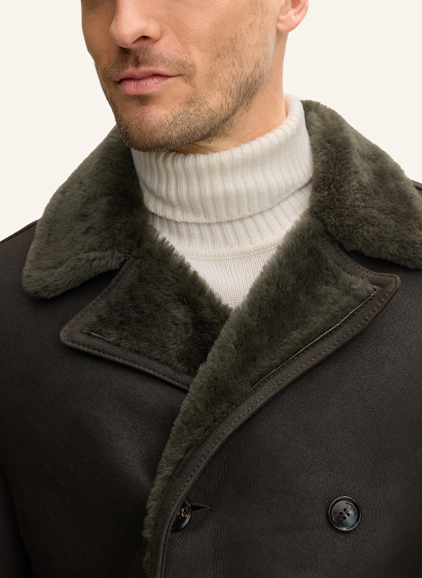 windsor. Lederjacke: GRÜN