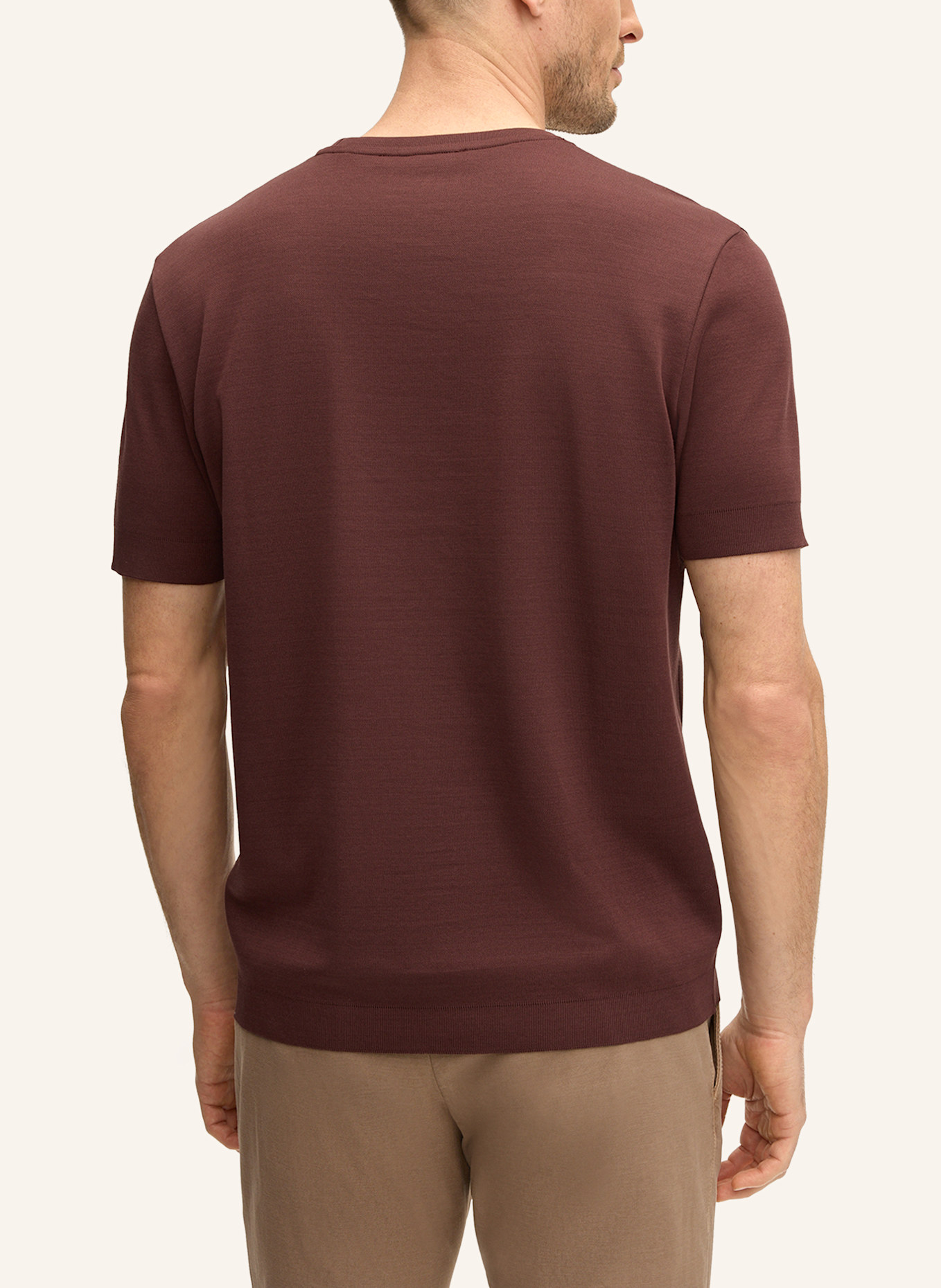 windsor. Strickshirt FLORO: ROT