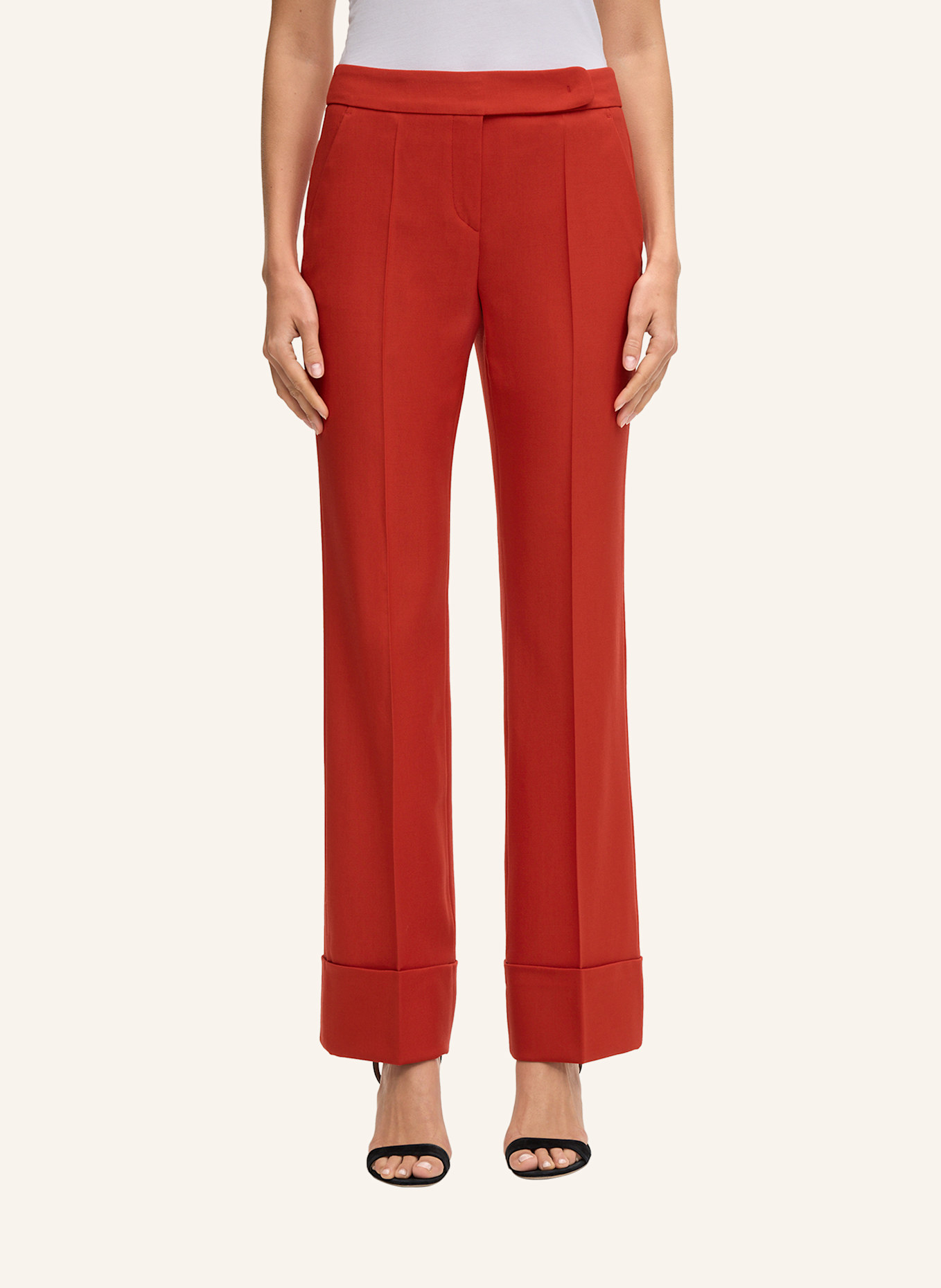 windsor. Stoffhose: ROT