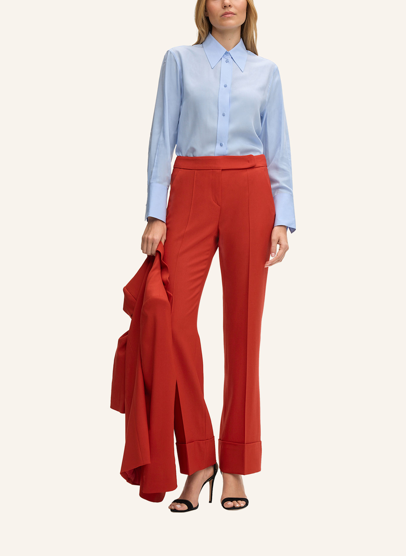 windsor. Stoffhose: ROT