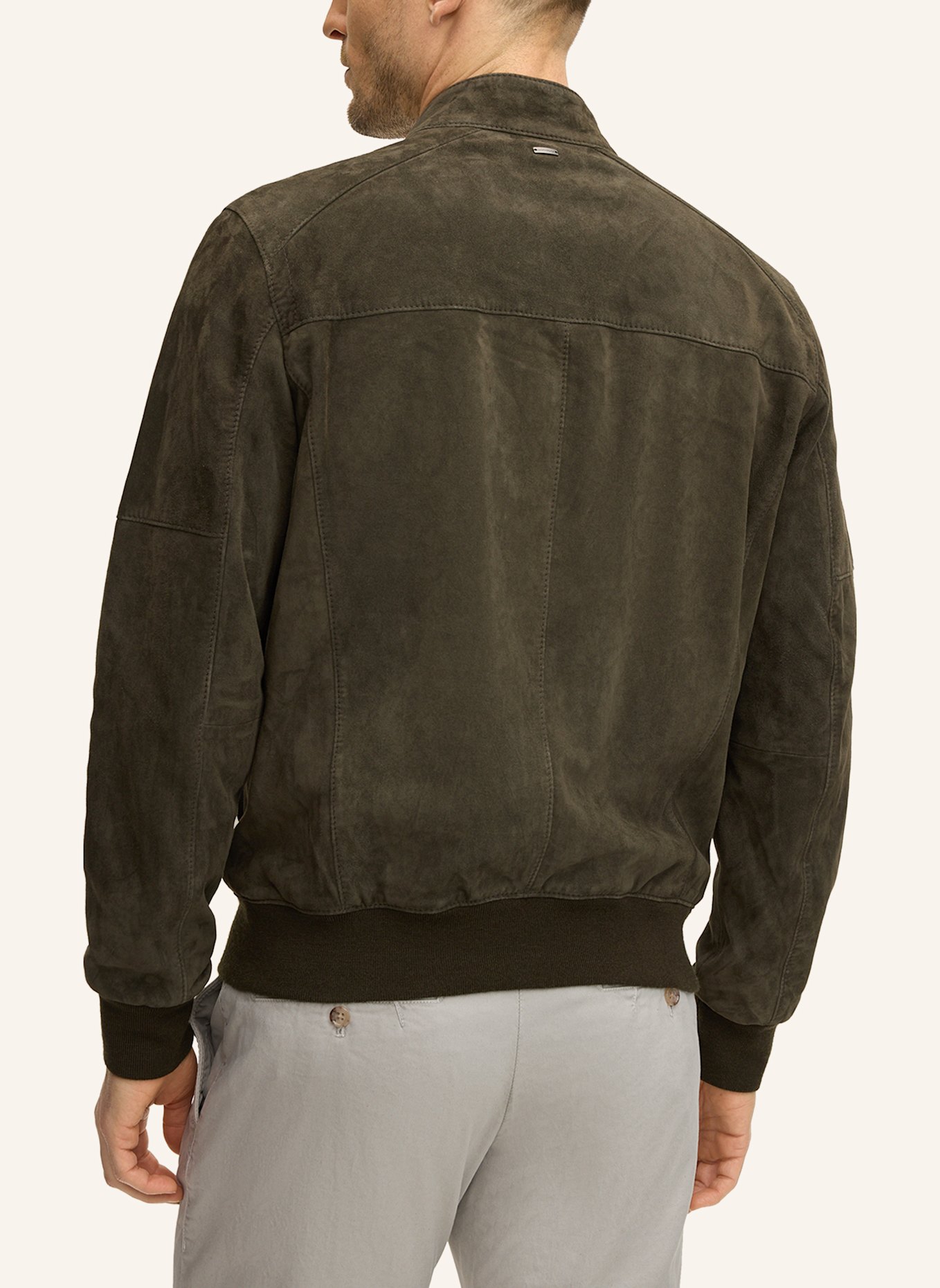 windsor. Lederblouson: OLIV