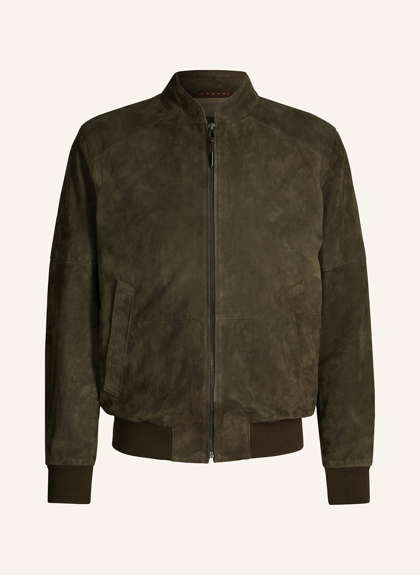 windsor. Lederblouson: OLIV