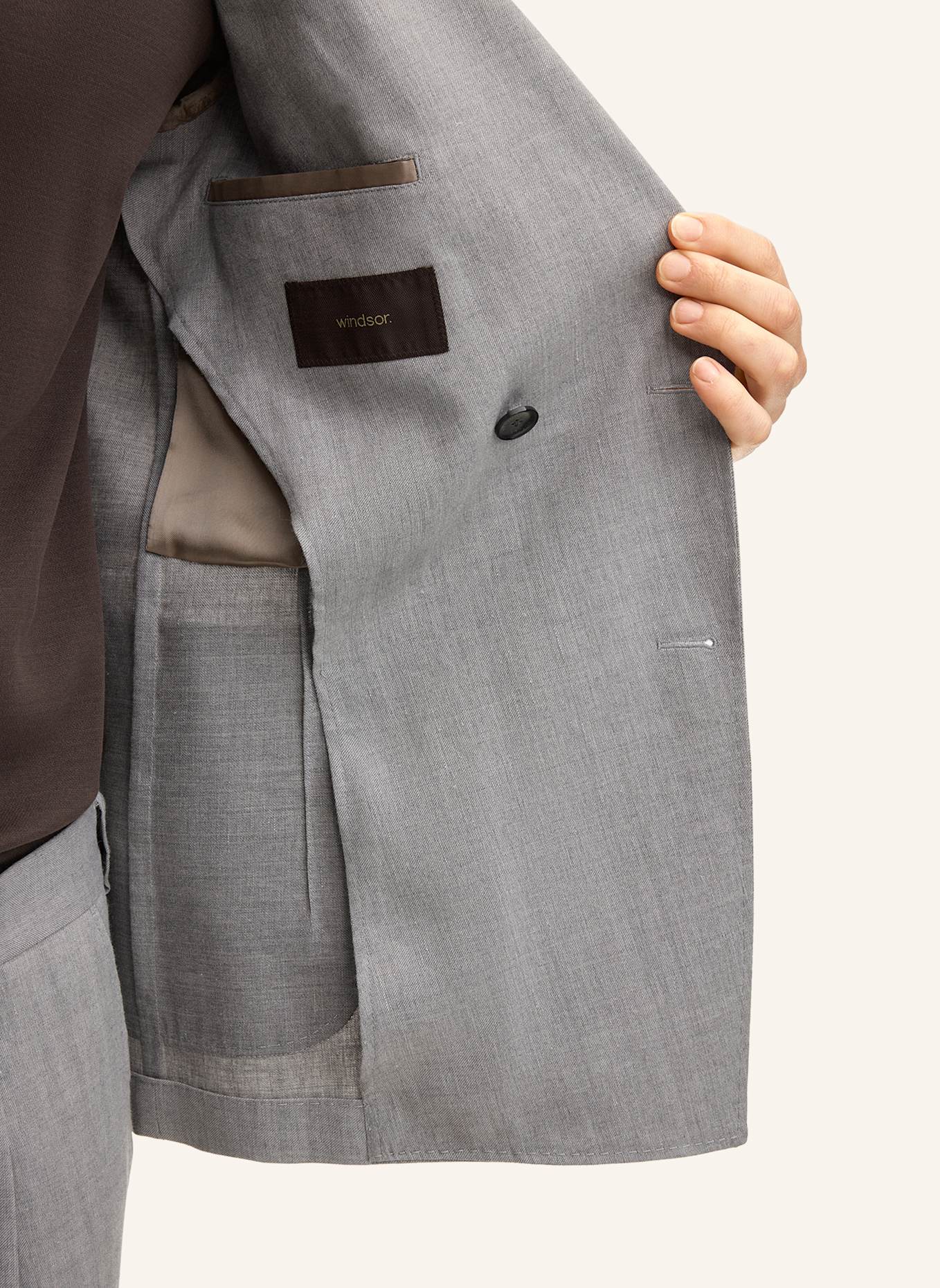 windsor. Sakko: GRAU