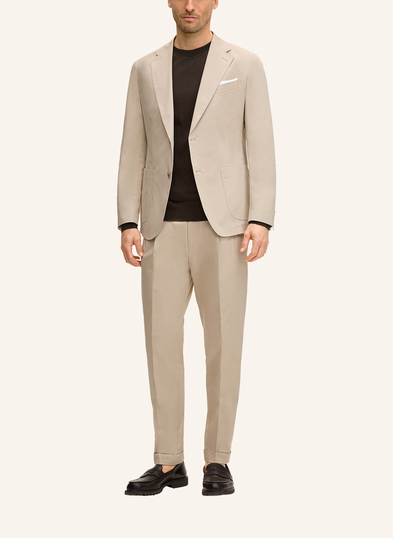 windsor. Anzugsakko Extra Slim Fit: BEIGE