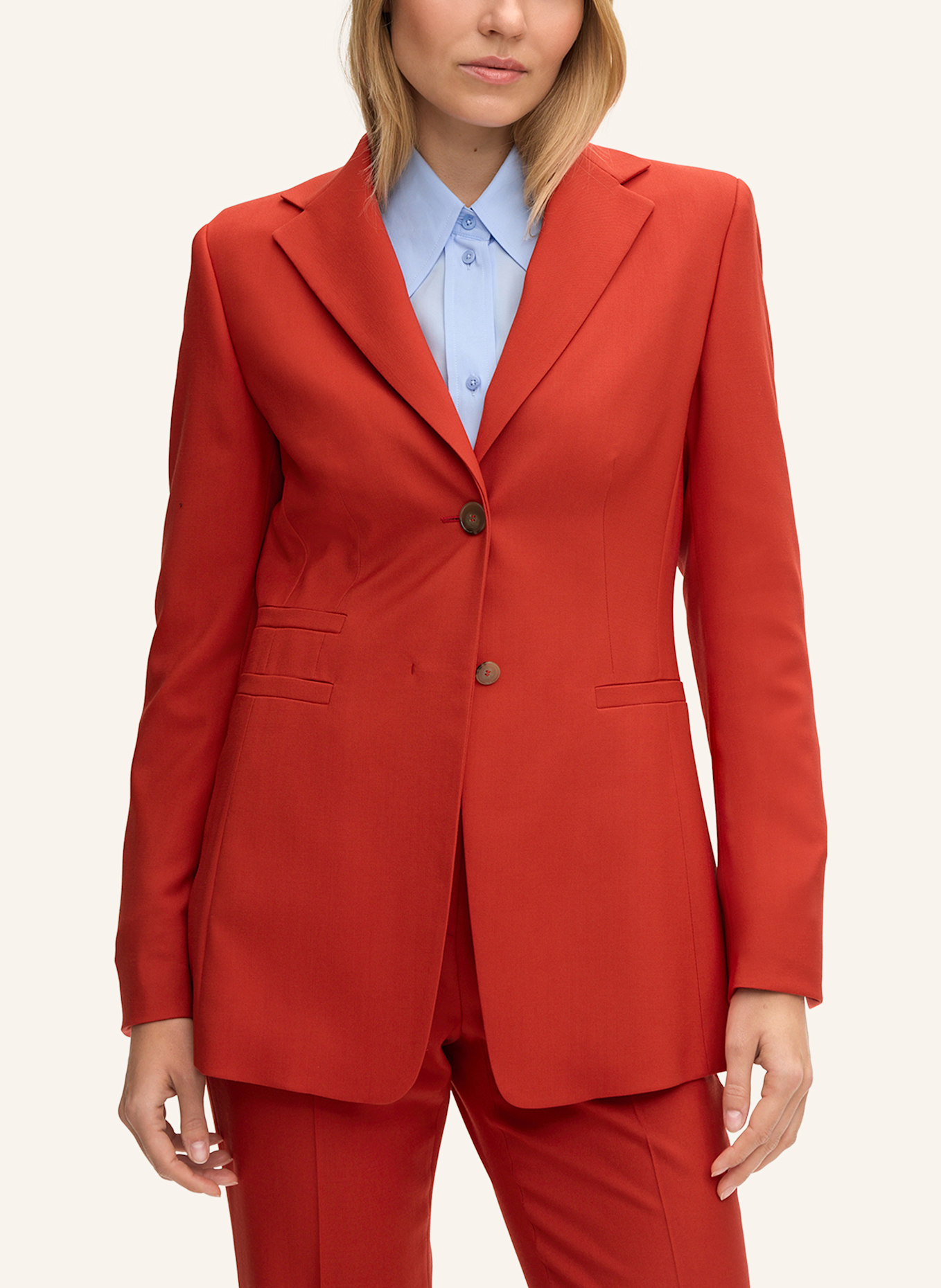 windsor. Blazer: ROT