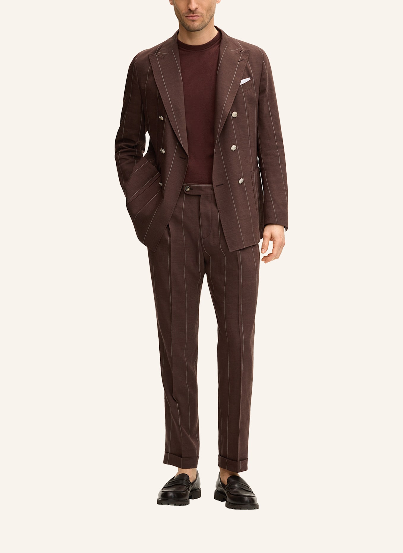 windsor. Anzughose: ROT