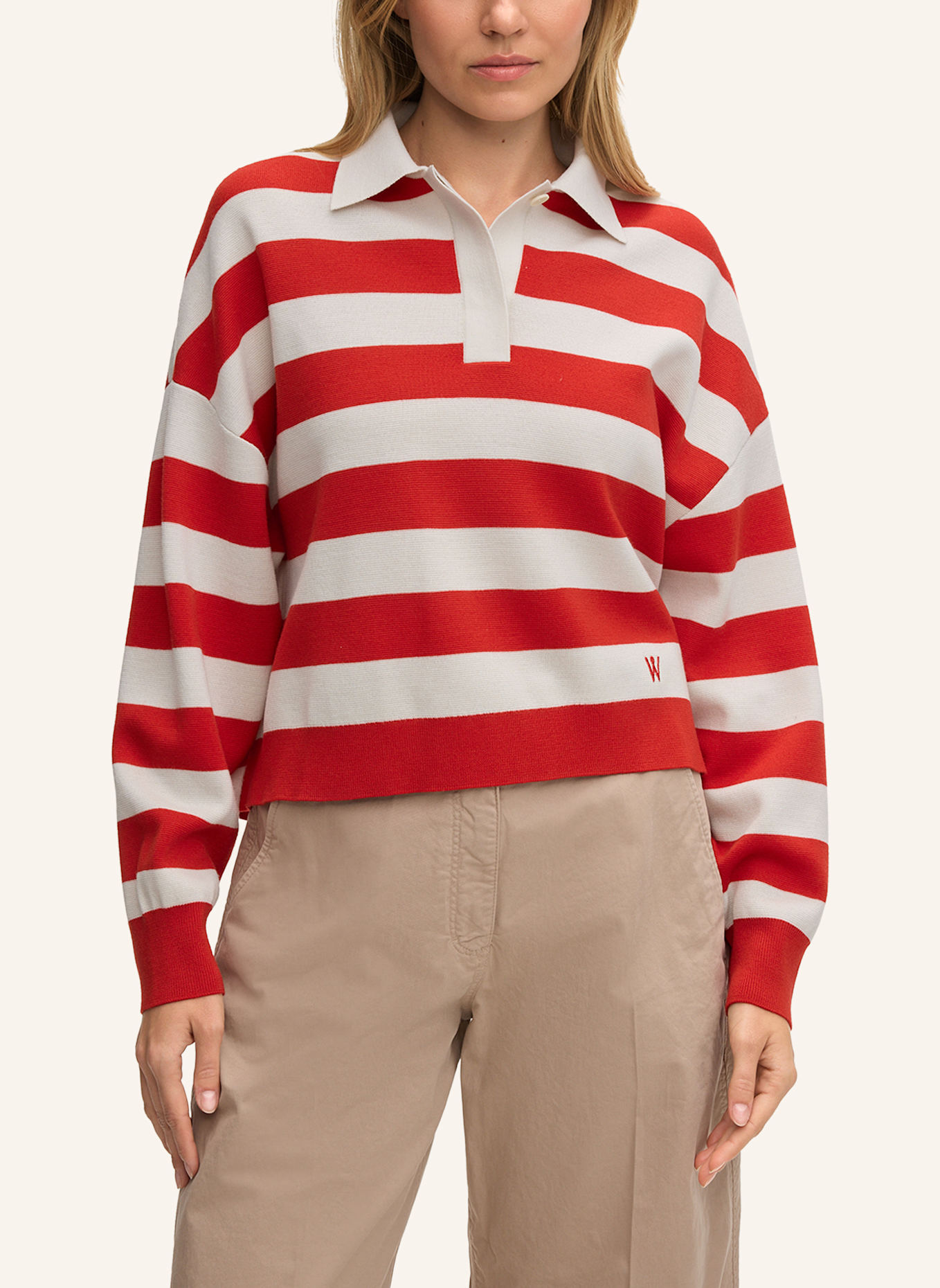 windsor. Pullover: ROT