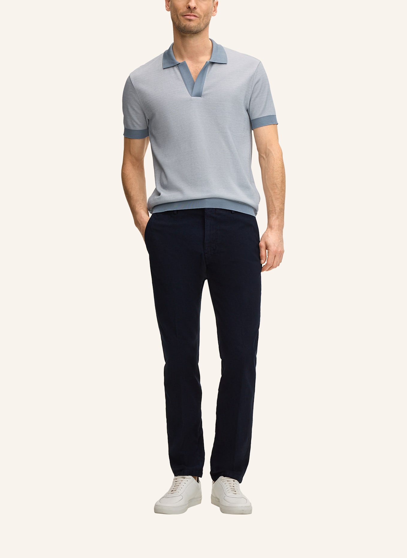 windsor. Poloshirt: BLAU