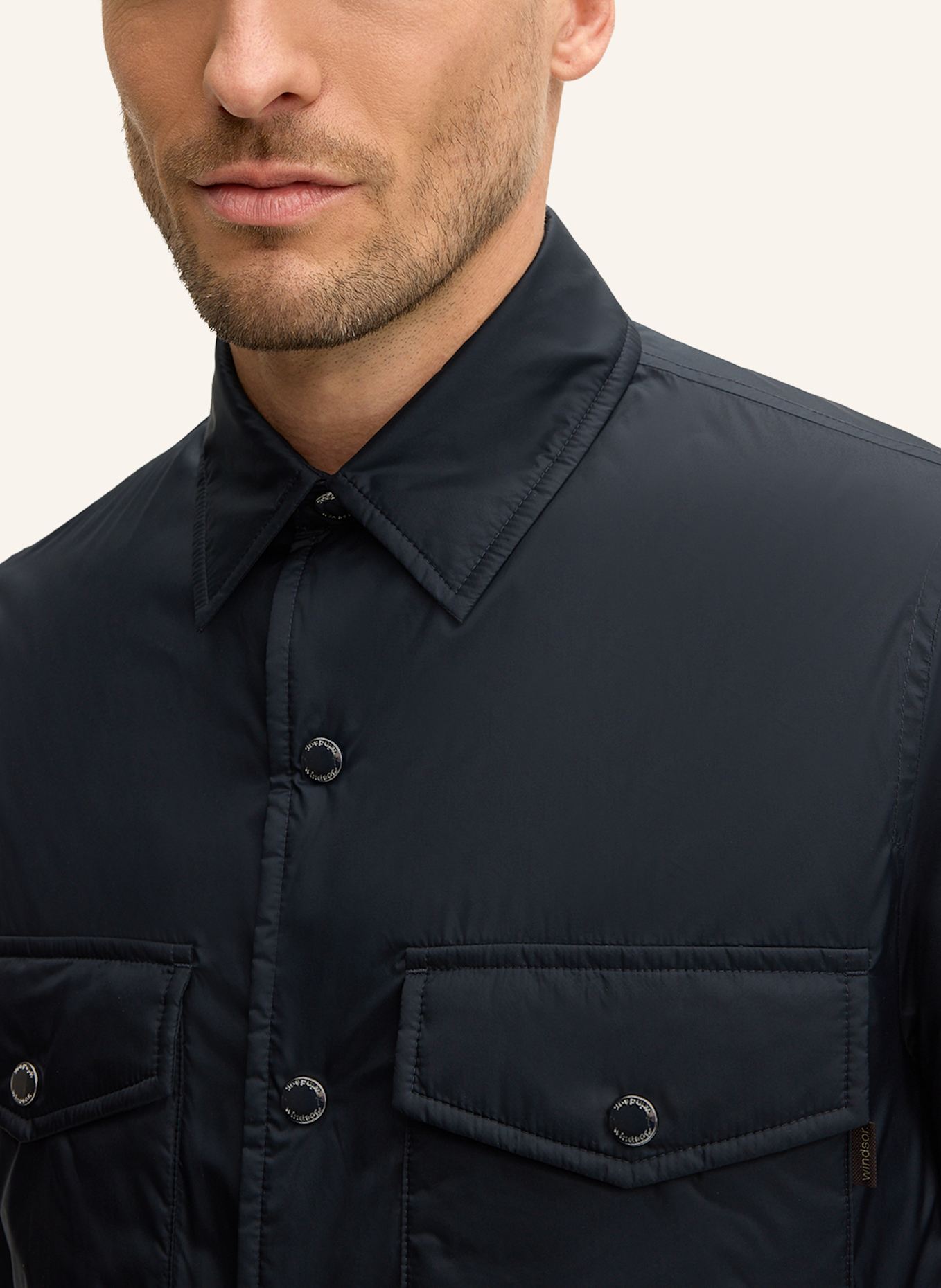 windsor. Hemdjacke: DUNKELBLAU