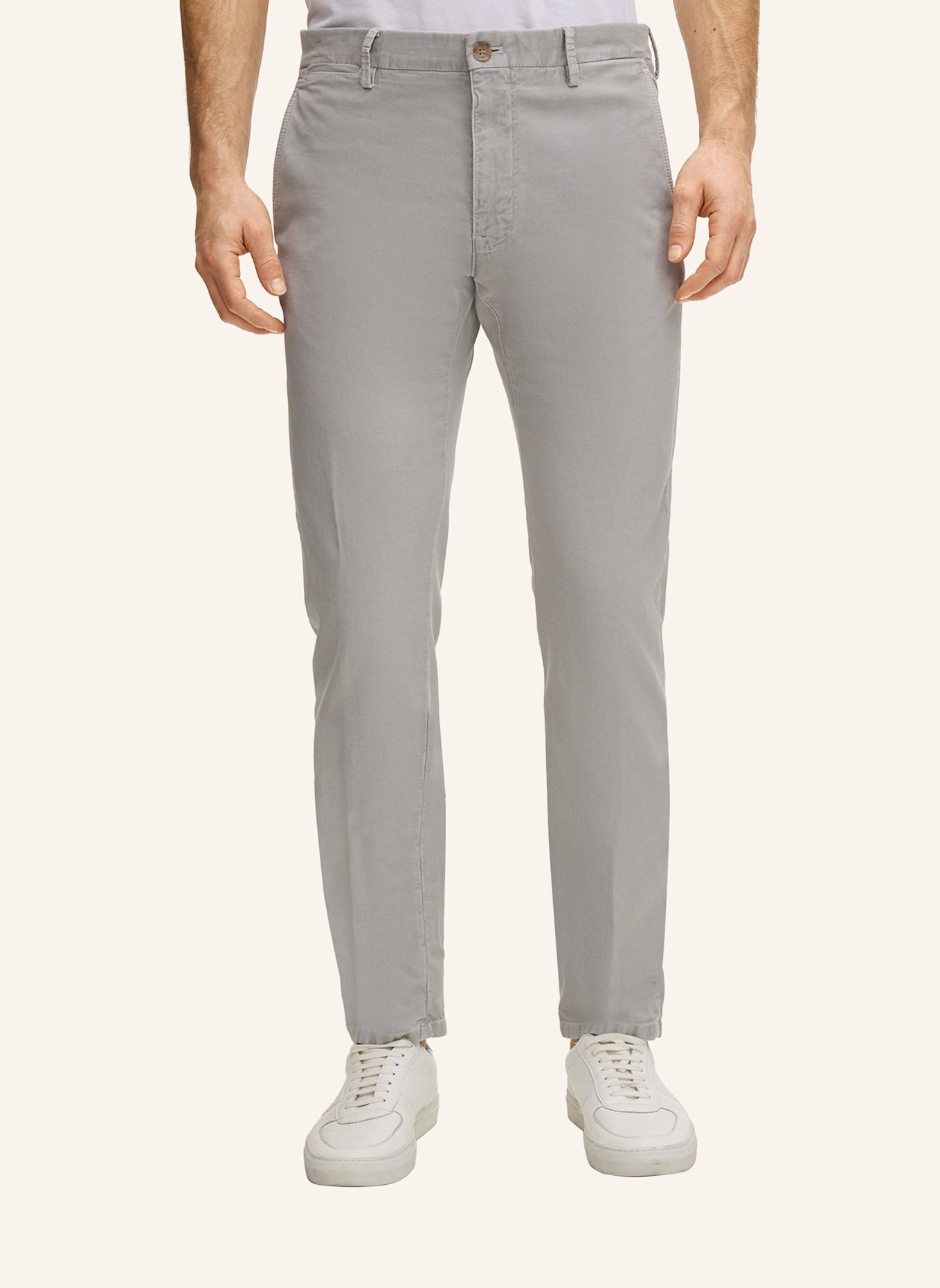 windsor. Chino Slim Fit: GRAU