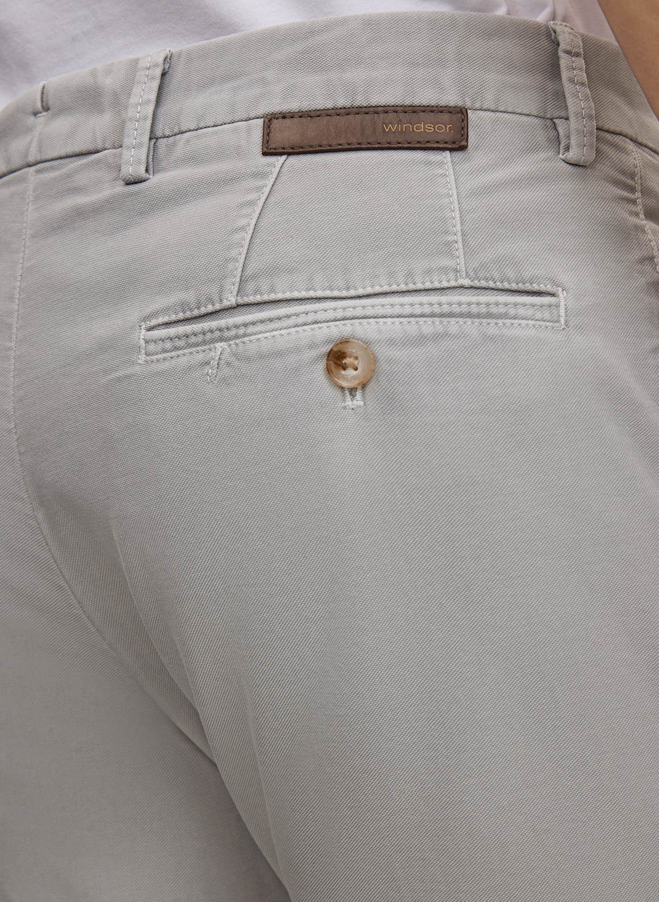 windsor. Chino Slim Fit: GRAU