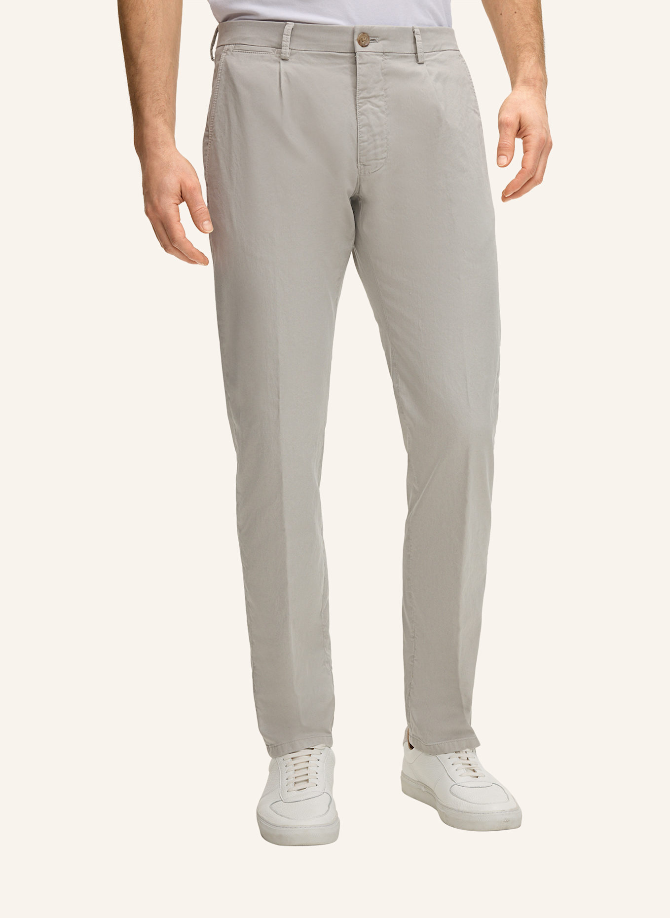 windsor. Chino Slim Fit: GRAU