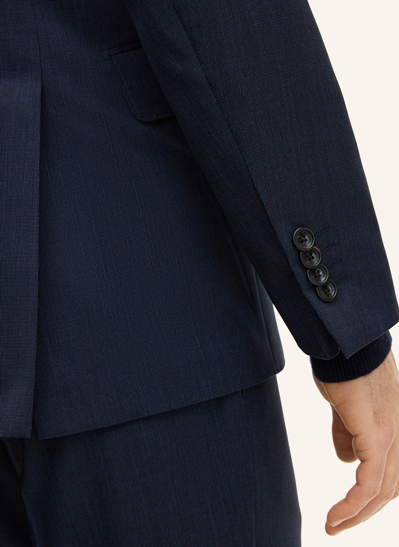 windsor. Anzug Shaped Fit: DUNKELBLAU