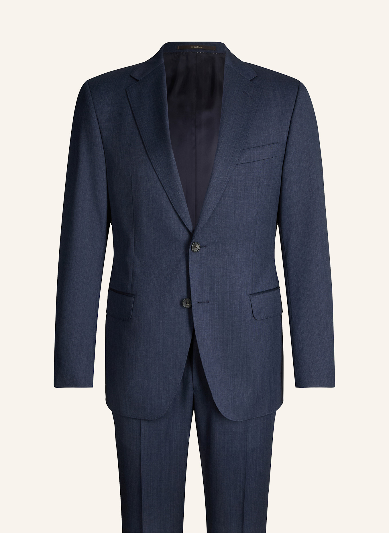 windsor. Anzug Shaped Fit: DUNKELBLAU