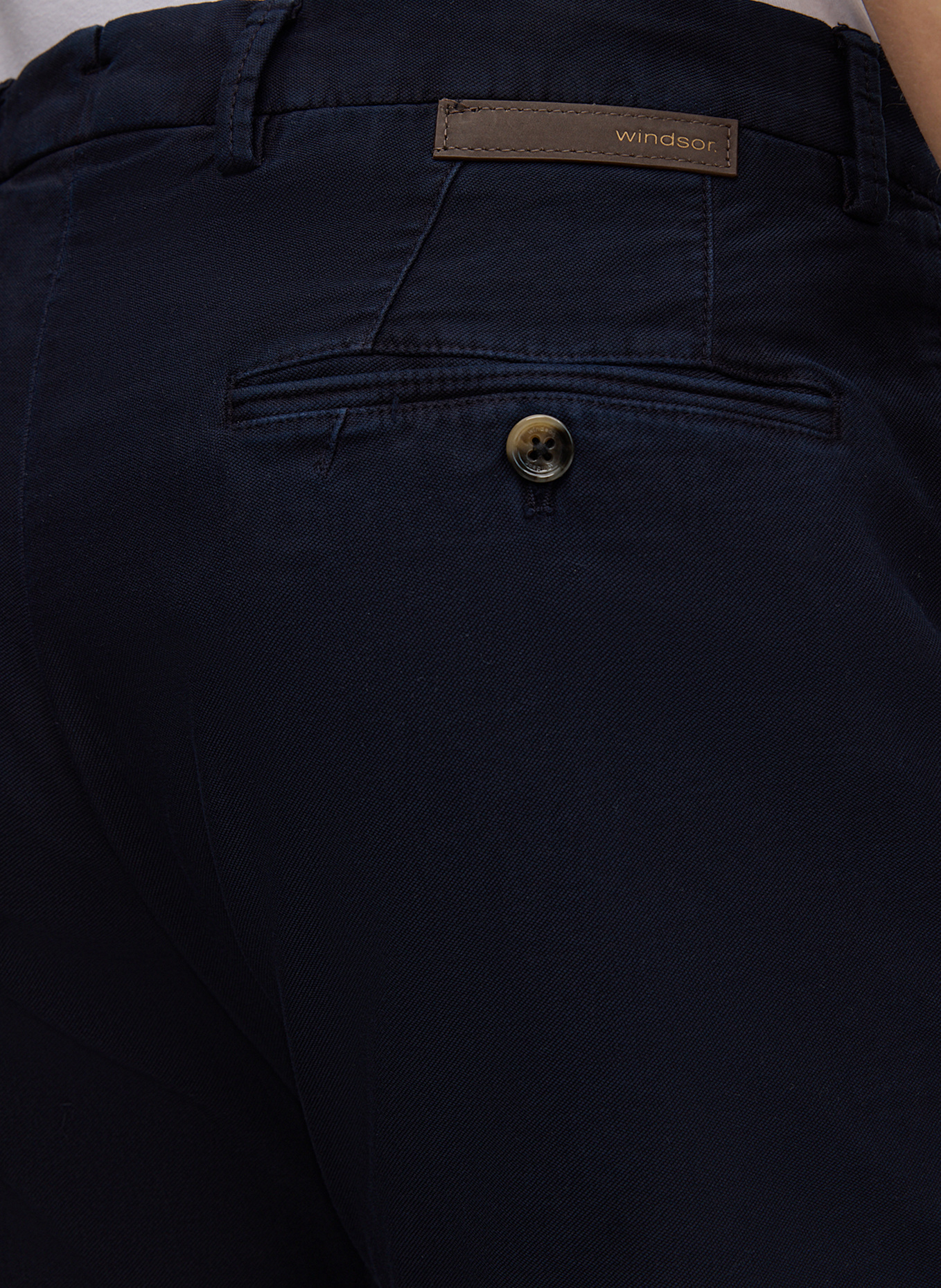 windsor. Chino Slim Fit: DUNKELBLAU