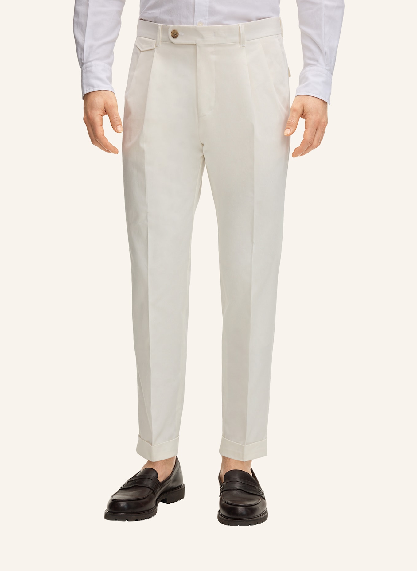 windsor. Anzughose Extra Slim Fit: WEISS