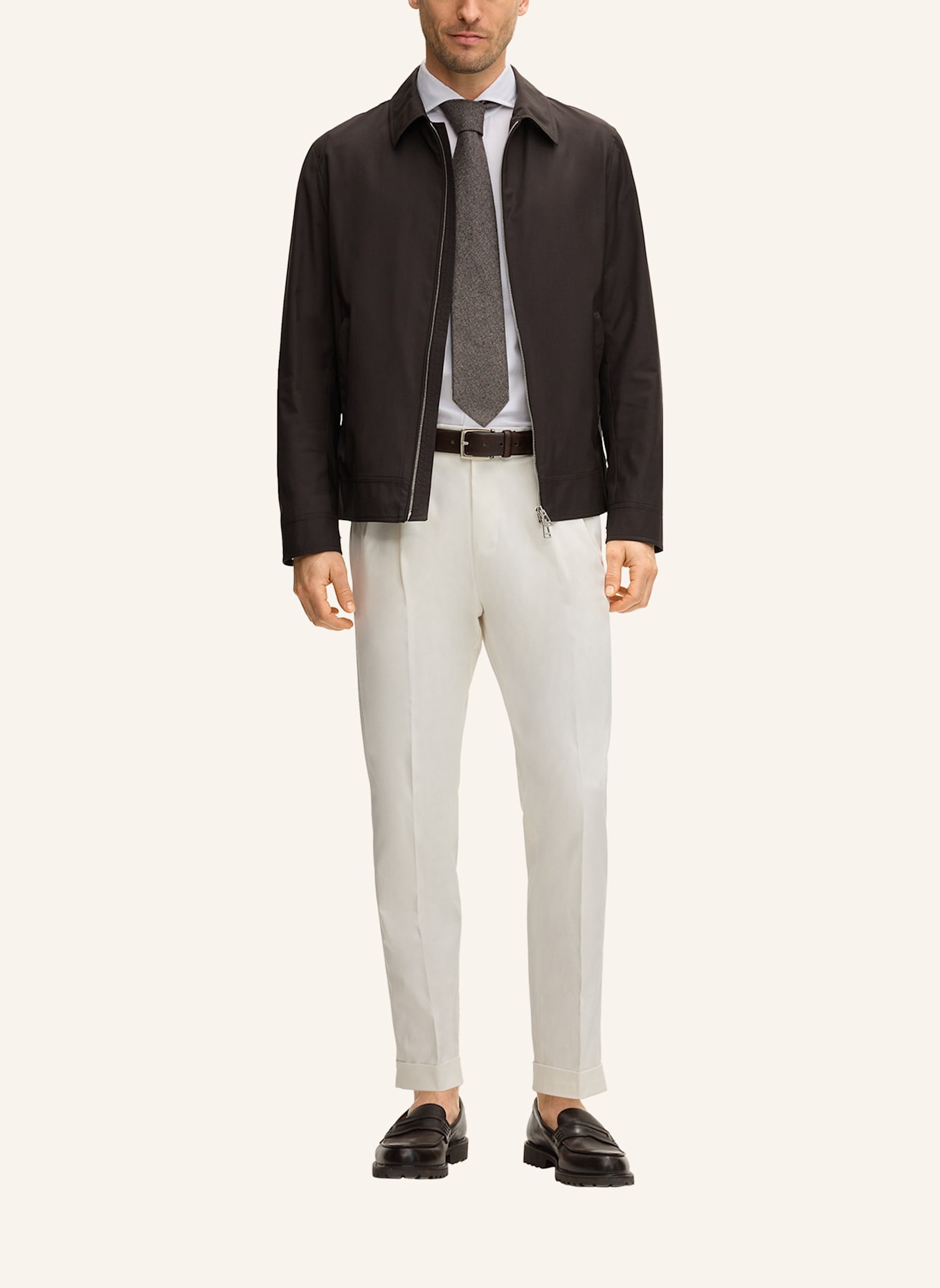 windsor. Anzughose Extra Slim Fit: WEISS