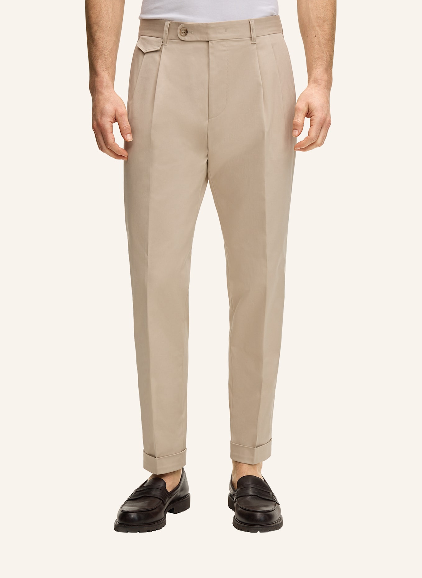 windsor. Anzughose Extra Slim Fit: BEIGE