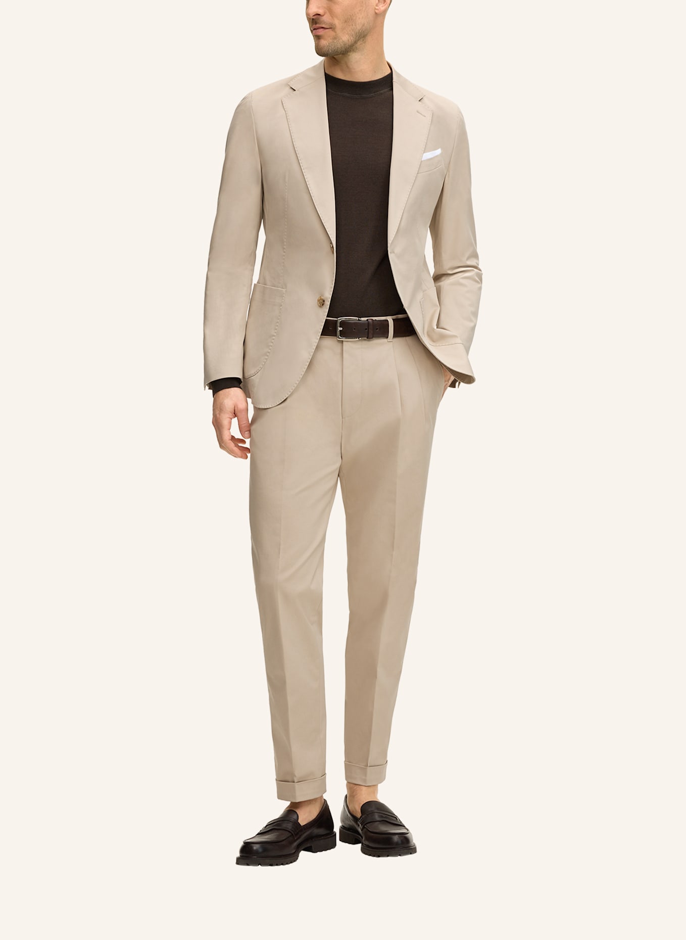 windsor. Anzughose Extra Slim Fit: BEIGE