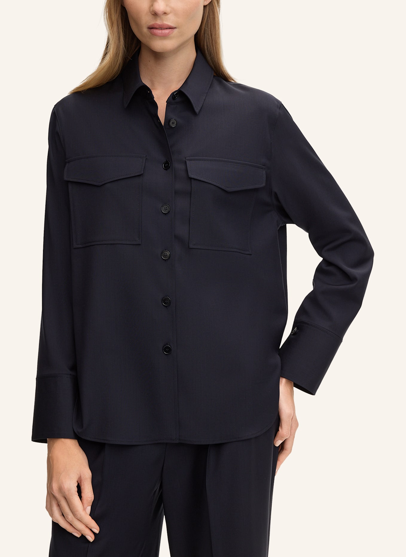 windsor. Hemdbluse: DUNKELBLAU