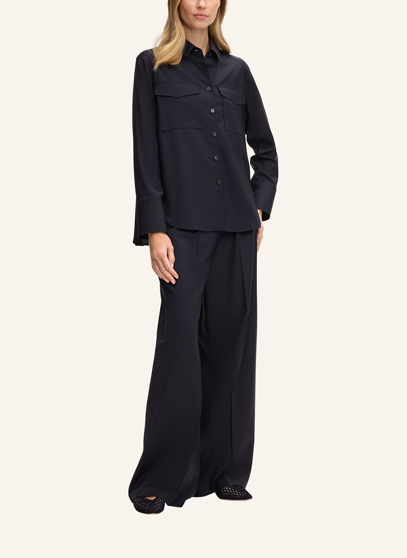 windsor. Hemdbluse: DUNKELBLAU